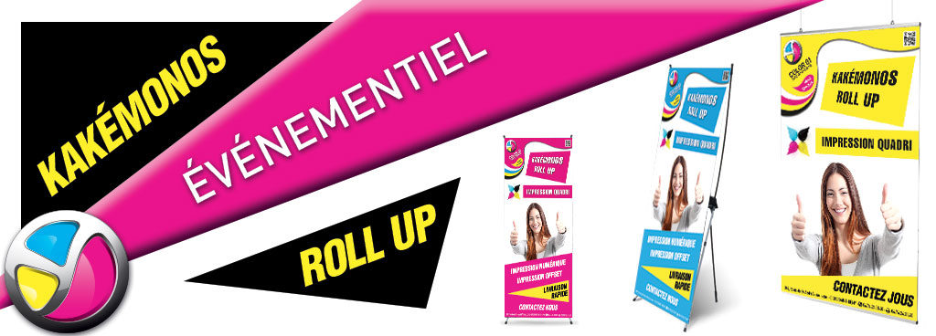 Imprimerie Color 01 : impression kakémonos et roll up