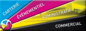 Imprimerie Color 01 : produits imprimés classés Carterie, Événementiel, Administratif ou Commercial